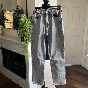 rag & bone high waisted gray jeans